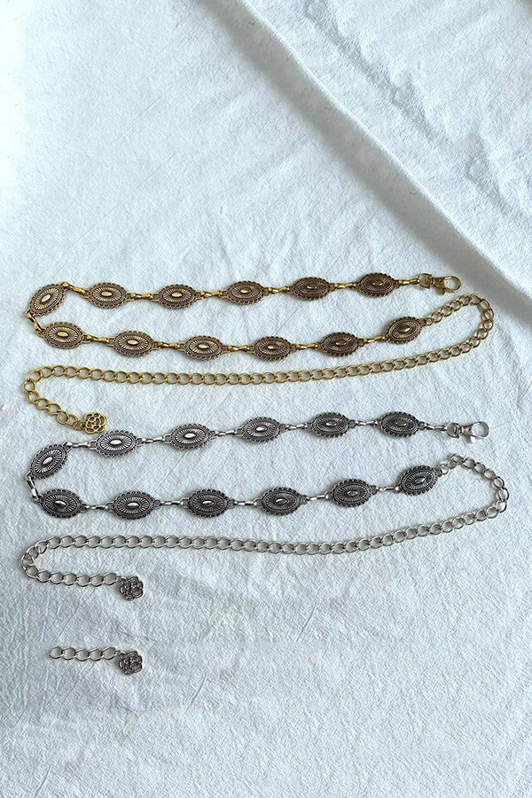 Raegan | Cadena de Cintura Geométrica Retro Mijn winkel