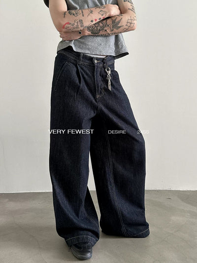 Erik | Jeans Anchos De Lavado Pesado