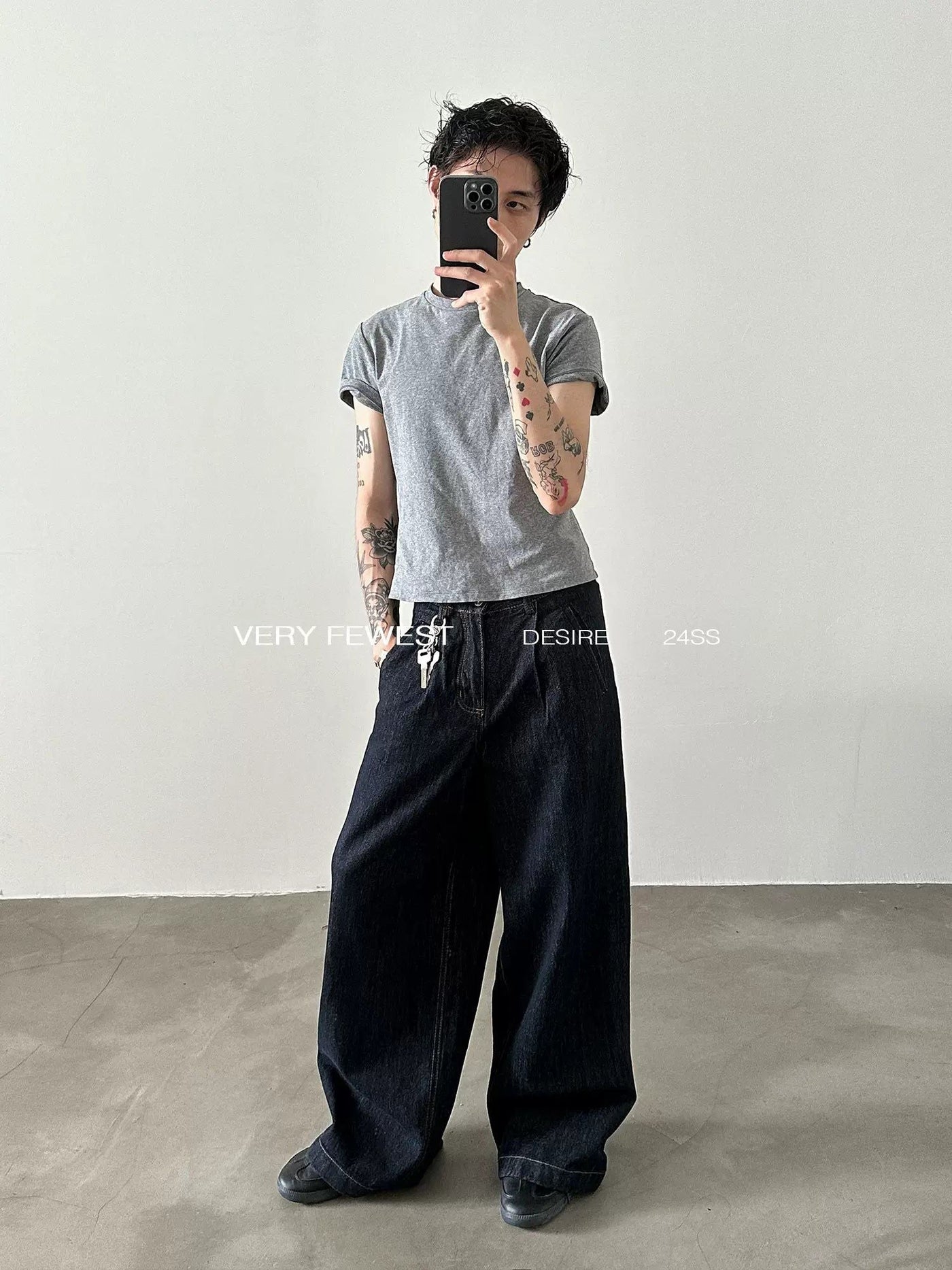 Erik | Jeans Anchos De Lavado Pesado