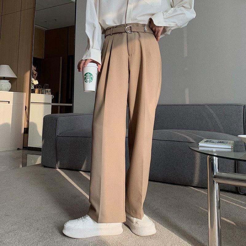 Guillaume | Pantalones Plisados Con Cinturón