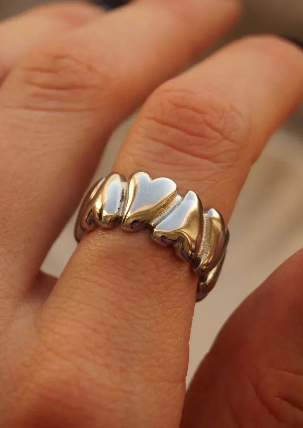 Hazel | Anillo de Corazón Envolvente Mijn winkel