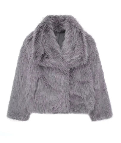 Bárbara | Chaqueta De Piel Sintética Cálida Para Mujeres | Lujo Y Comodidad
