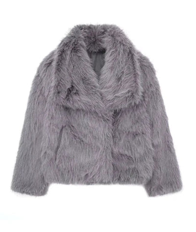 Bárbara | Chaqueta De Piel Sintética Cálida Para Mujeres | Lujo Y Comodidad