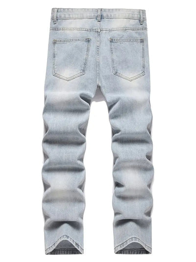 Oliver | Jeans Distressed De Corte Relaxado