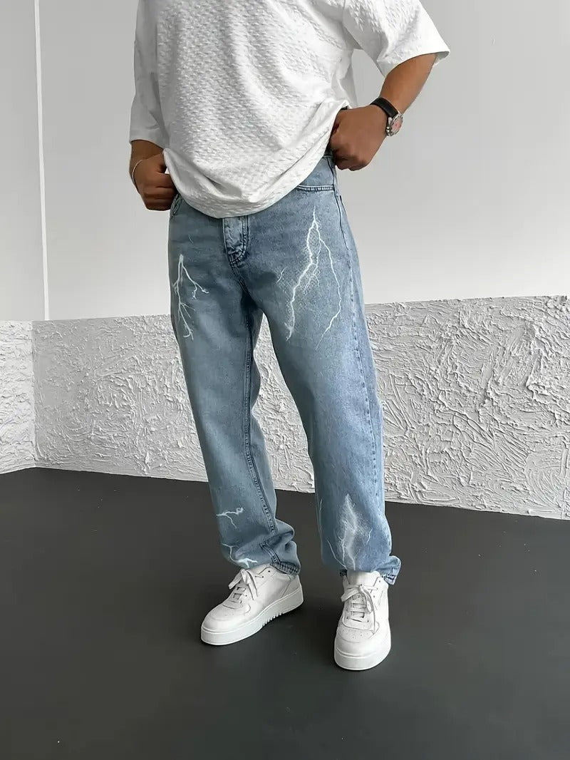 Ethan | Jeans De Corte Relajado Lightning