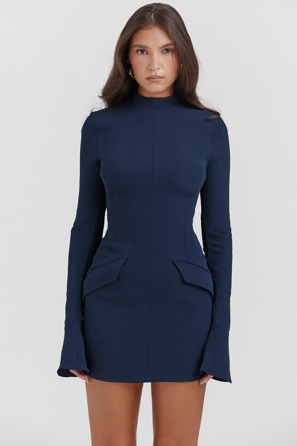 Dalia | Vestido Elegante Con Puños Karol Firenze