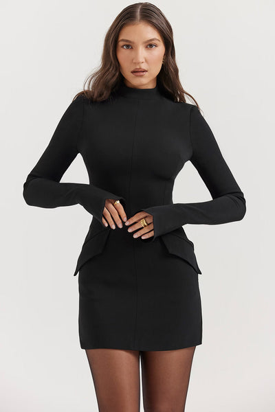 Dalia | Vestido Elegante Con Puños Karol Firenze