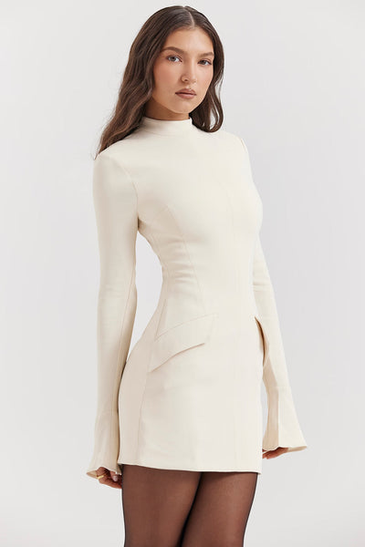 Dalia | Vestido Elegante Con Puños Karol Firenze
