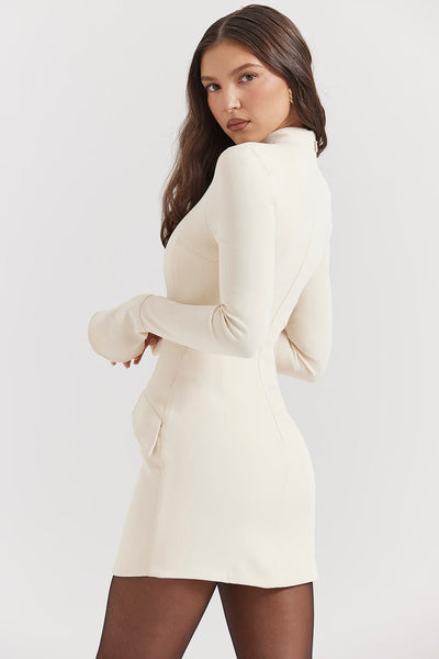 Dalia | Vestido Elegante Con Puños Karol Firenze