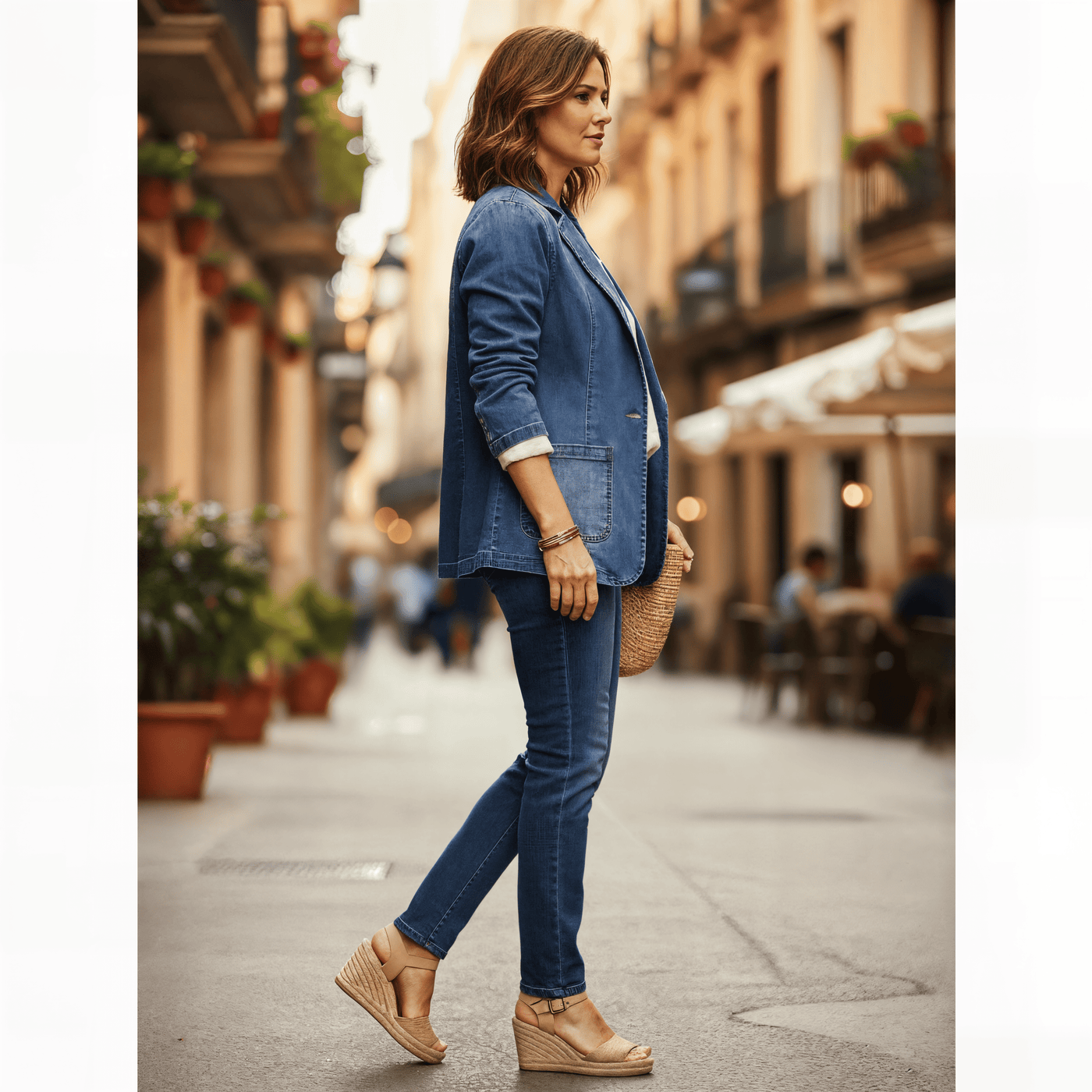 EVELINE |CHAQUETA DE DENIM ELEGANTE