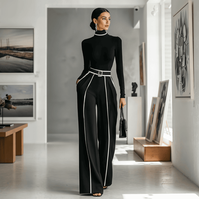 Olympia | Conjunto Ribete a Contraste