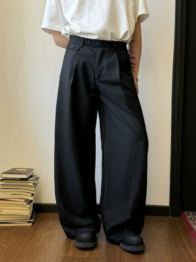 Lars | Pantalones Plisados Con Caída