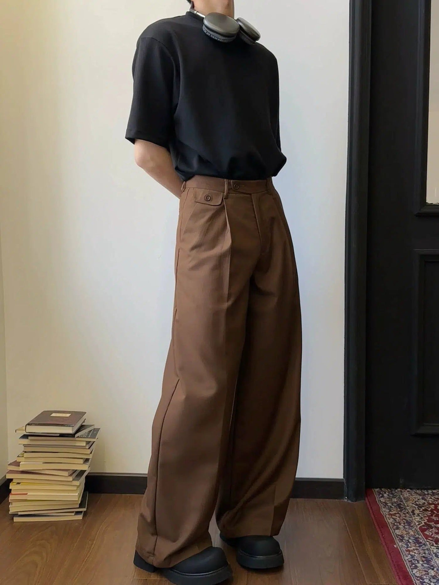 Lars | Pantalones Plisados Con Caída