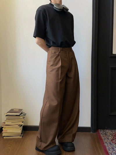 Lars | Pantalones Plisados Con Caída