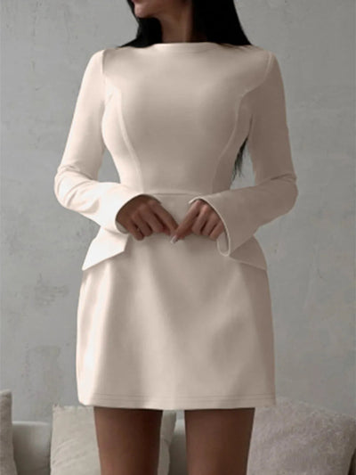 Bianca | Elanesse Vestido Mini Elegante De Manga Larga Karol Firenze