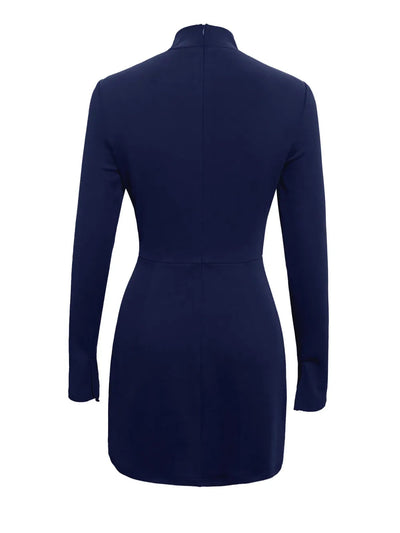 Bianca | Elanesse Vestido Mini Elegante De Manga Larga Karol Firenze