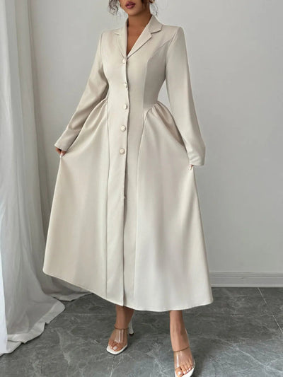 Carolina | Brygida Vestido Camisero Midi Elegante Karol Firenze