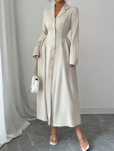 Carolina | Brygida Vestido Camisero Midi Elegante Karol Firenze