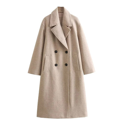 Nuria | Abrigo Largo Elegante Para Mujeres | Diseño Estiloso - Abrigo