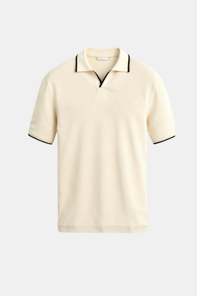 Cristian | Polo Ajustado Slim En Contraste