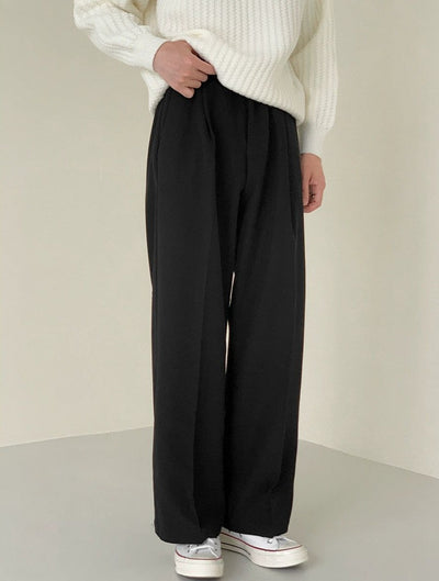 Sebastian | Pantalones Rectos Plisados