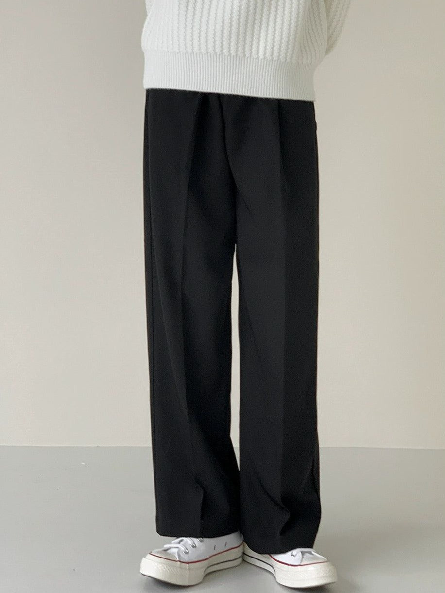 Sebastian | Pantalones Rectos Plisados