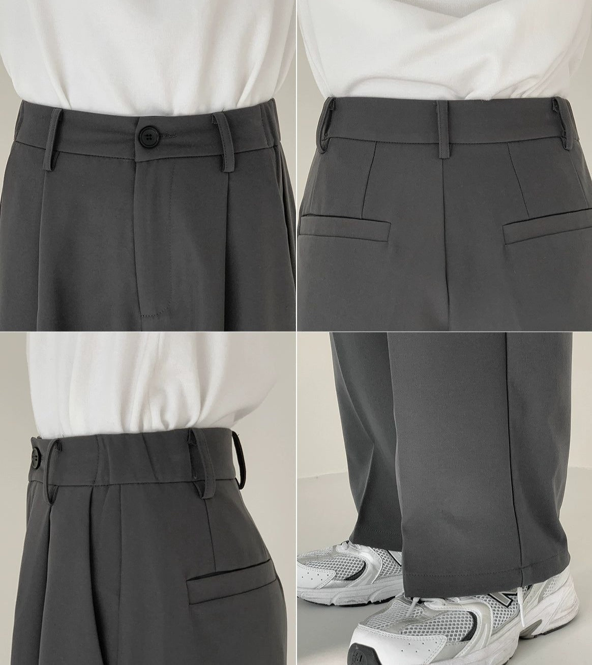 Sebastian | Pantalones Rectos Plisados