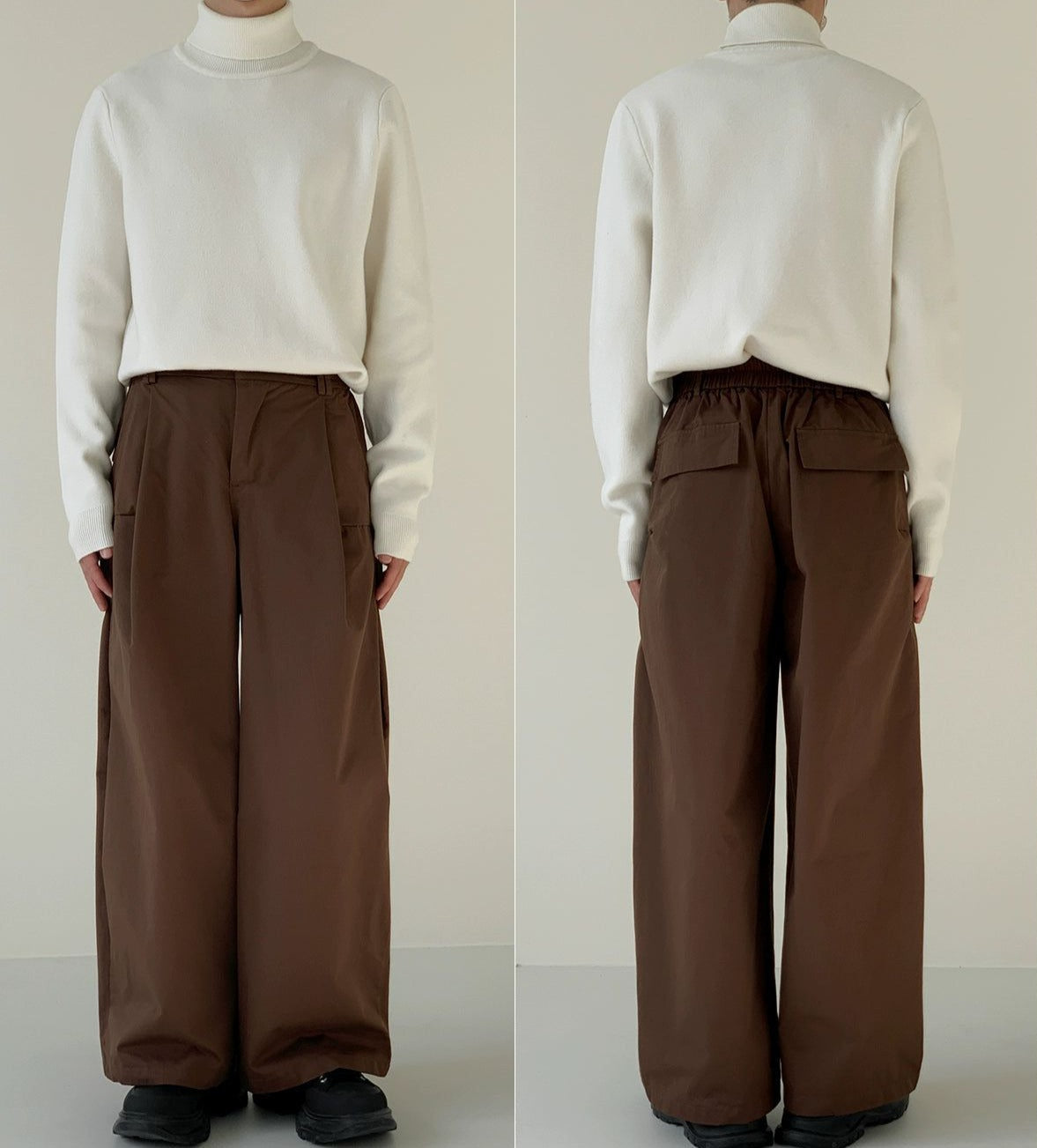 Max | Pantalones De Pierna Ancha Con