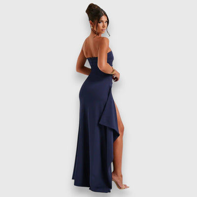 Nova | Vestido Con Escote Y Abertura Karol Firenze